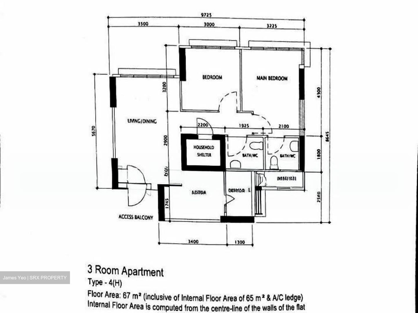 Blk 117B Tenteram Peak (Toa Payoh), HDB 3 Rooms #562447621